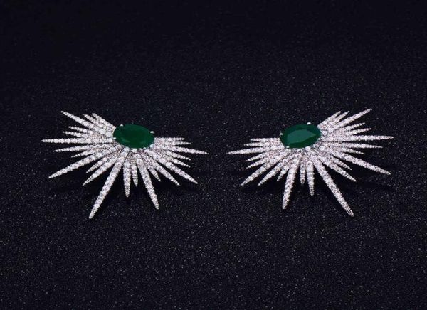 godki brand popular luxury crystal zircon stud spark shape flower earrings fashion jewelry for women1480936, Golden
godki brand popular luxury crystal zircon stud spark shape flower earrings fashion jewelry for women1480936, Golden