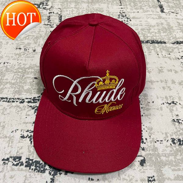 Summer Wide Brim Sunscreen Crown Embroidery Red Rhude Baseball Men Women High Street Rhude Adjustable Hat, 11
Summer Wide Brim Sunscreen Crown Embroidery Red Rhude Baseball Men Women High Street Rhude Adjustable Hat, 11