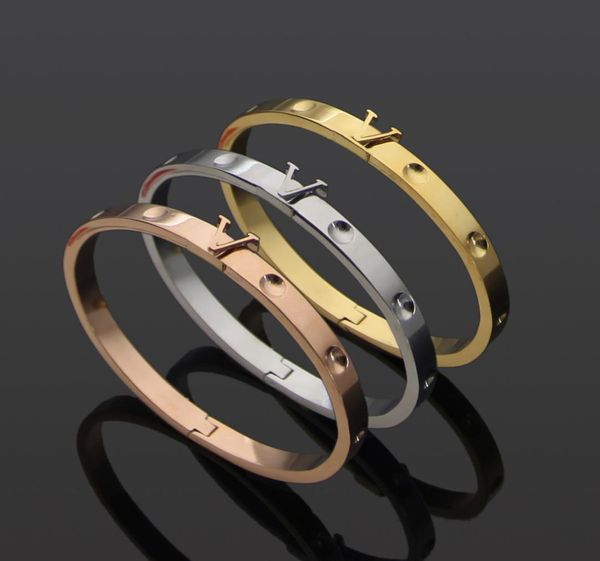 3 colors extravagant v bangle fluted round nails stainless steel couple bracelets fashion women designer jewelry whole8916694, Black
3 colors extravagant v bangle fluted round nails stainless steel couple bracelets fashion women designer jewelry whole8916694, Black