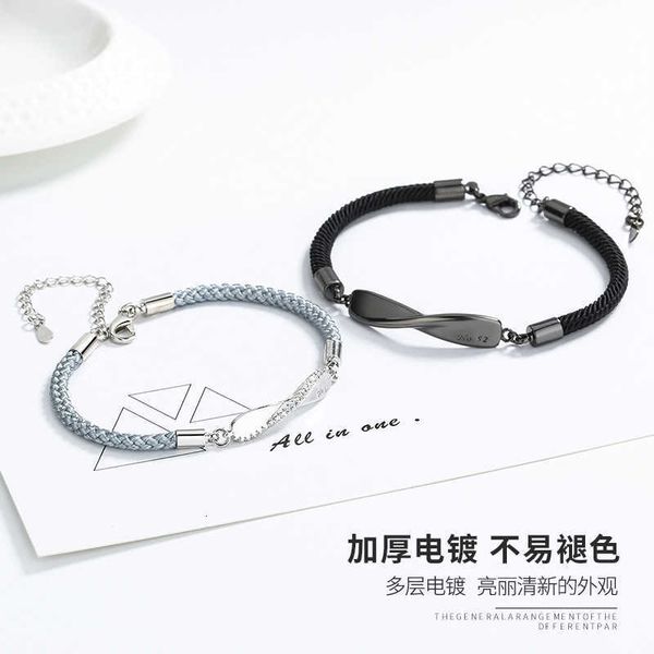Luxury Bulgr top jewelry accessories designer woman Mobius Ring Couple Bracelet for Men and Women Small Design Light Luxury Bracelet Handwoven Handrope
Luxury Bulgr top jewelry accessories designer woman Mobius Ring Couple Bracelet for Men and Women Small Design Light Luxury Bracelet Handwoven Handrope