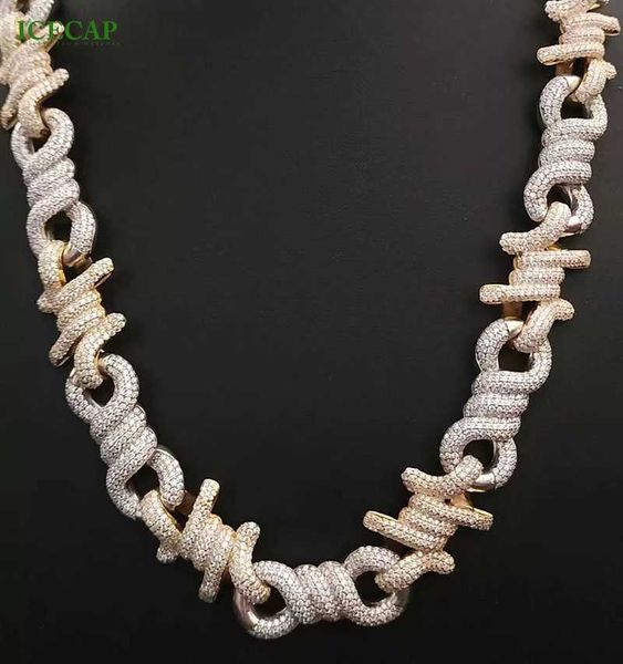 icecap fashion jewelry necklace luxury custom gold plated moissanite diamond gold cuban link chains, Silver
icecap fashion jewelry necklace luxury custom gold plated moissanite diamond gold cuban link chains, Silver