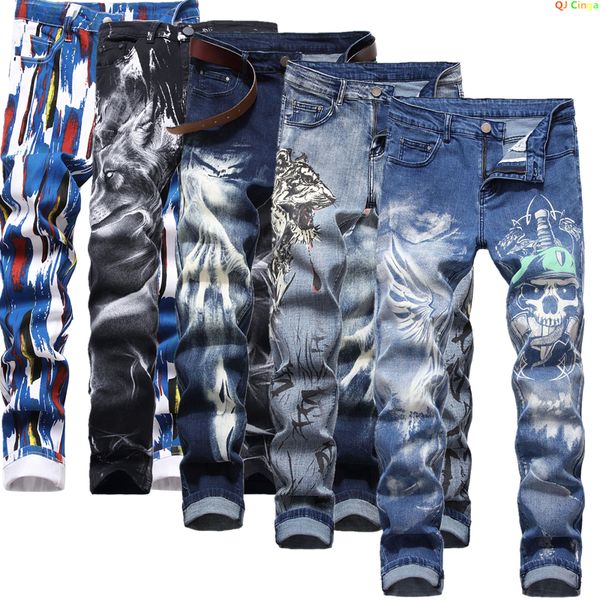 men s pants plus size jeans 3d digital print stretch denim blue black white trousers men fashion slacks 28 34 36 38 40 42 230814
men s pants plus size jeans 3d digital print stretch denim blue black white trousers men fashion slacks 28 34 36 38 40 42 230814
