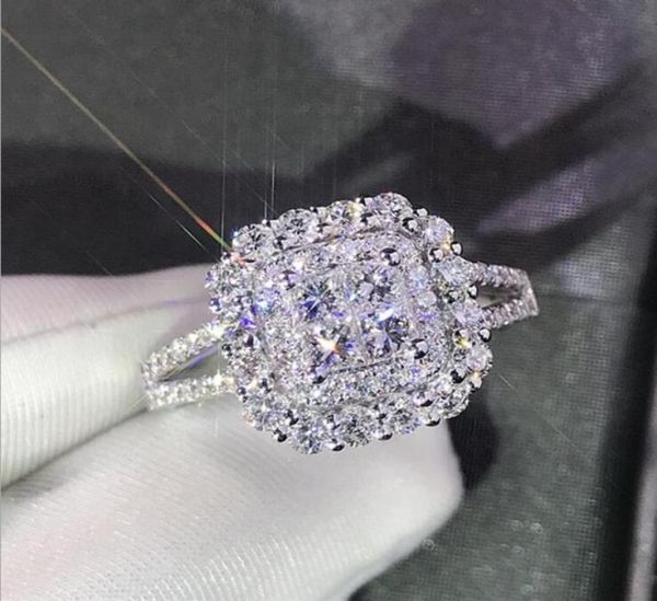 sparkling luxury jewelry 925 sterling silver princess cut white z cz diamond eternity women wedding bridal ring for lovers033182813, Slivery;golden
sparkling luxury jewelry 925 sterling silver princess cut white z cz diamond eternity women wedding bridal ring for lovers033182813, Slivery;golden