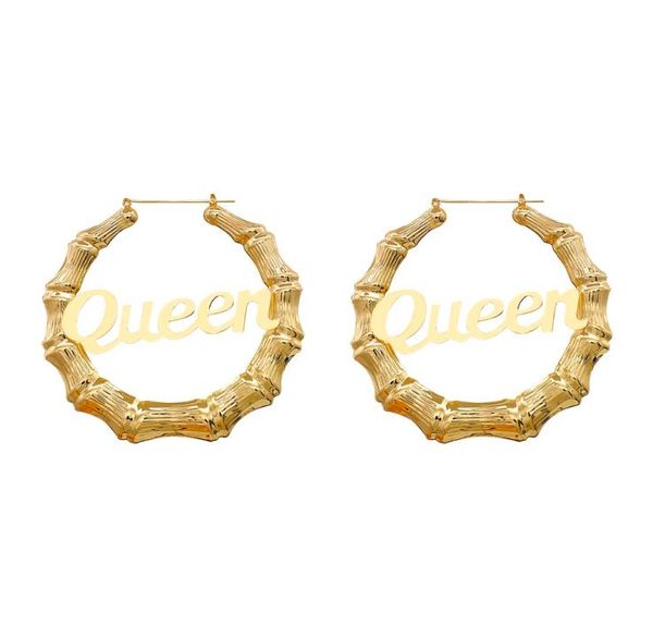 chandeliers boho bamboo earrings letter queen big round hoop earrings for women fashion gold color 9cm huge earring nightclub jewe1963112, Silver
chandeliers boho bamboo earrings letter queen big round hoop earrings for women fashion gold color 9cm huge earring nightclub jewe1963112, Silver