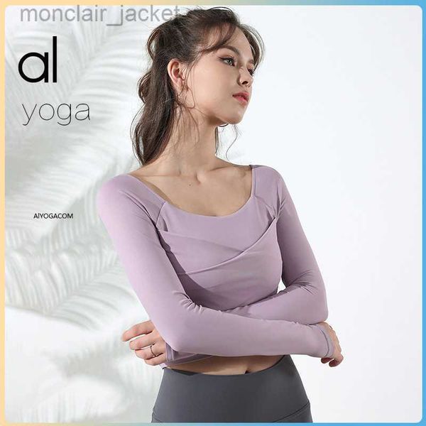 t shirt desginer alos yoga the originautumn and winter clothes long sleeved women's fitness running fitness clothes chest pads skin-ti, White
t shirt desginer alos yoga the originautumn and winter clothes long sleeved women's fitness running fitness clothes chest pads skin-ti, White