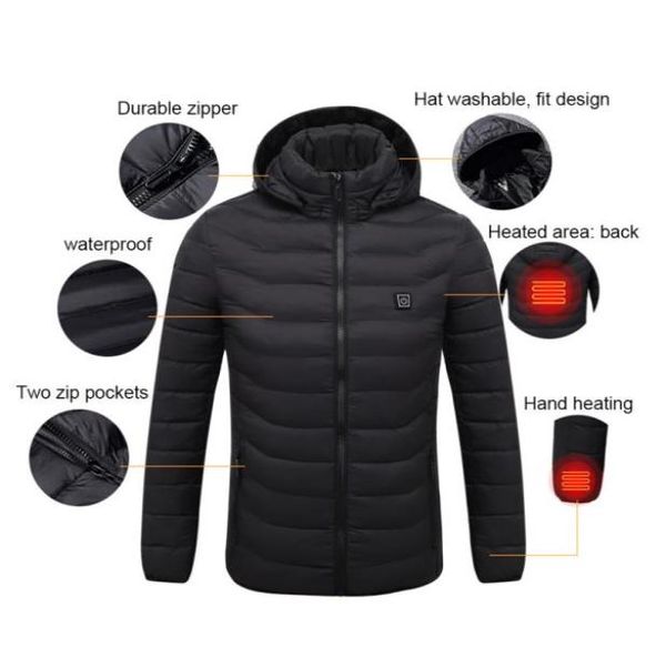 heating jacket winter smart usb electric heating constant temperature down jacket long sleeve hooded vest warm clothing9451871, Blue;black
heating jacket winter smart usb electric heating constant temperature down jacket long sleeve hooded vest warm clothing9451871, Blue;black