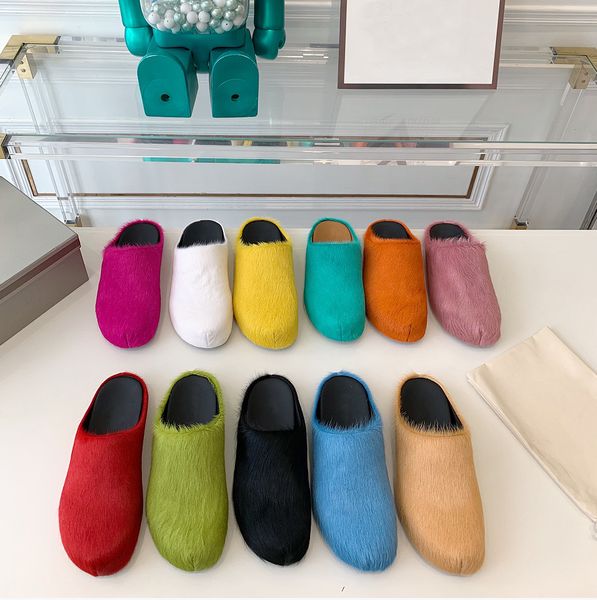 designer slippers men women horsehair slipper mules classic half sandals autumn winter fur fur fluffy letters sandal boutou shoes flat slide, Black
designer slippers men women horsehair slipper mules classic half sandals autumn winter fur fur fluffy letters sandal boutou shoes flat slide, Black
