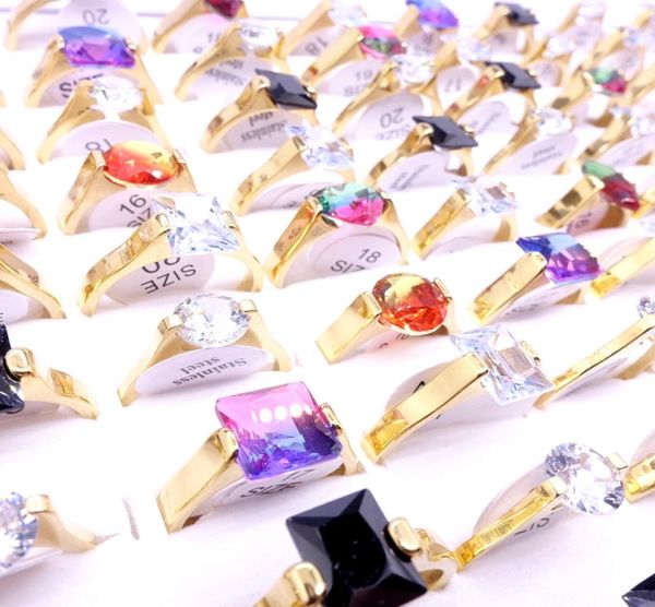 whole 20pcs mens womens band rings golden plated fashion pure black multicolor crystal stone stainless steel jewelry party cou7050237, Silver
whole 20pcs mens womens band rings golden plated fashion pure black multicolor crystal stone stainless steel jewelry party cou7050237, Silver