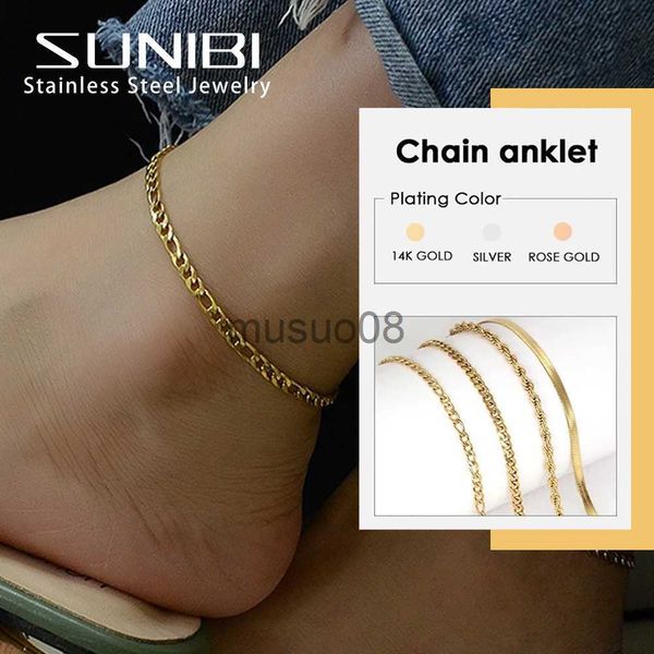 anklets sunibi stainless steel figaro link chain anklets for women leg cuban ankle hip hop rapper foot jewelry wholesale/dropshipping j23081, Red;blue
anklets sunibi stainless steel figaro link chain anklets for women leg cuban ankle hip hop rapper foot jewelry wholesale/dropshipping j23081, Red;blue