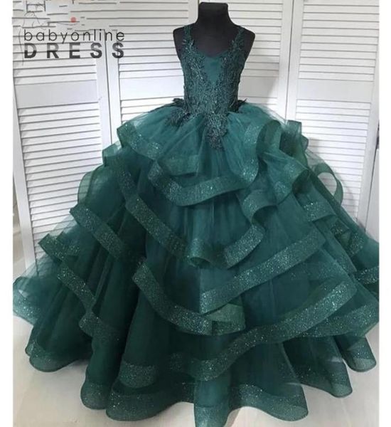 princess dark green ball gown girls pageant dresses 3d appliques ruched ruffles tulle flower girls dresses sweet 15 quinceanera pr1276577, White;red
princess dark green ball gown girls pageant dresses 3d appliques ruched ruffles tulle flower girls dresses sweet 15 quinceanera pr1276577, White;red
