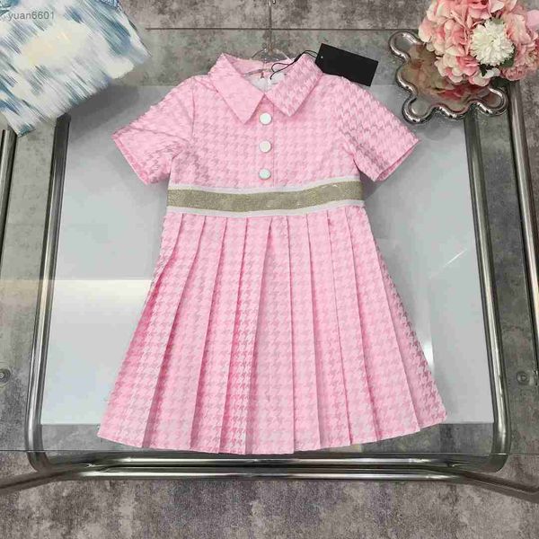 luxury designer baby dress fashion logo button kids pleated skirt size 100-150 cm short sleeved lapel girl dress luxurious july27, Red;yellow
luxury designer baby dress fashion logo button kids pleated skirt size 100-150 cm short sleeved lapel girl dress luxurious july27, Red;yellow