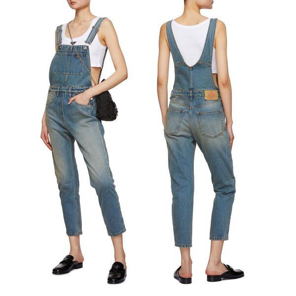 designer jeans women denim overalls fashion streetwear pencil pants high waist strap straight jeans trousers, Blue
designer jeans women denim overalls fashion streetwear pencil pants high waist strap straight jeans trousers, Blue