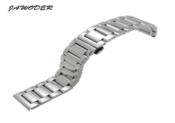 jawoder watchband 18 20 22 24mm men women silver pure solid stainless steel polishing watch band strap deployment buckle bracelet3701263, Black;brown
jawoder watchband 18 20 22 24mm men women silver pure solid stainless steel polishing watch band strap deployment buckle bracelet3701263, Black;brown