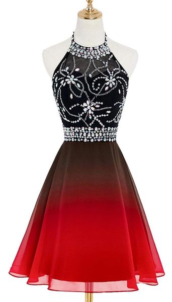 2019 gradient short prom dresses with lace up ombre formal evening mini homecoming party gown al457947956, Black
2019 gradient short prom dresses with lace up ombre formal evening mini homecoming party gown al457947956, Black