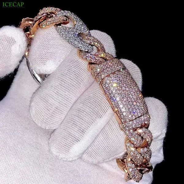 icecap 2023 new fashion jewelry moissanite bracelet 925 sterling silver diamond rose gold men's and women's cuban chain bracelet
icecap 2023 new fashion jewelry moissanite bracelet 925 sterling silver diamond rose gold men's and women's cuban chain bracelet