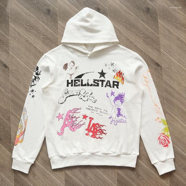 Men' Hoodies Oversized Winter Hellstar Logo Print Hoodie High Street Fashion Cotton 1:1 Men Women Pullover Loose Long Sleeve Sweatshirt
Men' Hoodies Oversized Winter Hellstar Logo Print Hoodie High Street Fashion Cotton 1:1 Men Women Pullover Loose Long Sleeve Sweatshirt