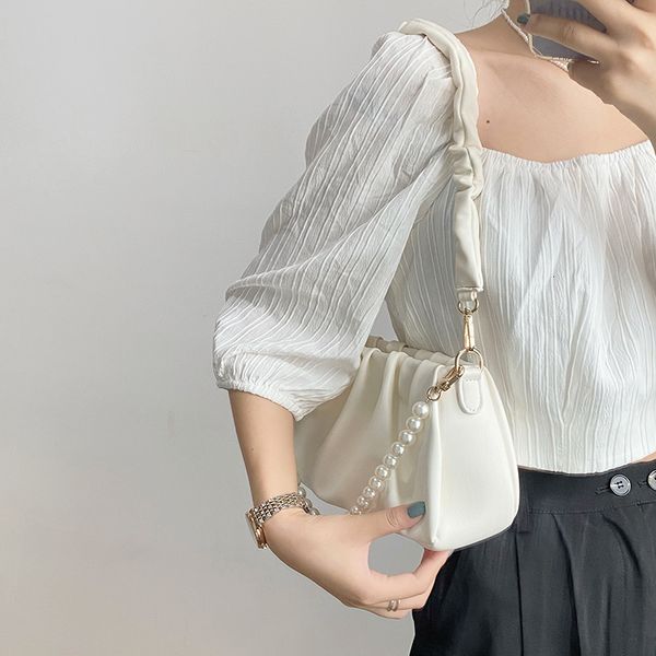 evening bags niche bag for women spring and summer 2023 style white pleated cloud underarm allmatch shoulder messenger handbag 230814
evening bags niche bag for women spring and summer 2023 style white pleated cloud underarm allmatch shoulder messenger handbag 230814