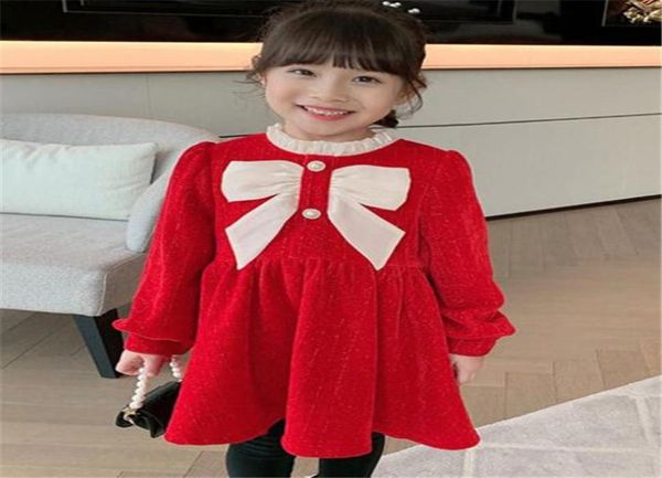 kids baby girls fleece dress toddler infant length sleeve bow princess skirt winter children clothing casual dresses6053777, Red;yellow
kids baby girls fleece dress toddler infant length sleeve bow princess skirt winter children clothing casual dresses6053777, Red;yellow