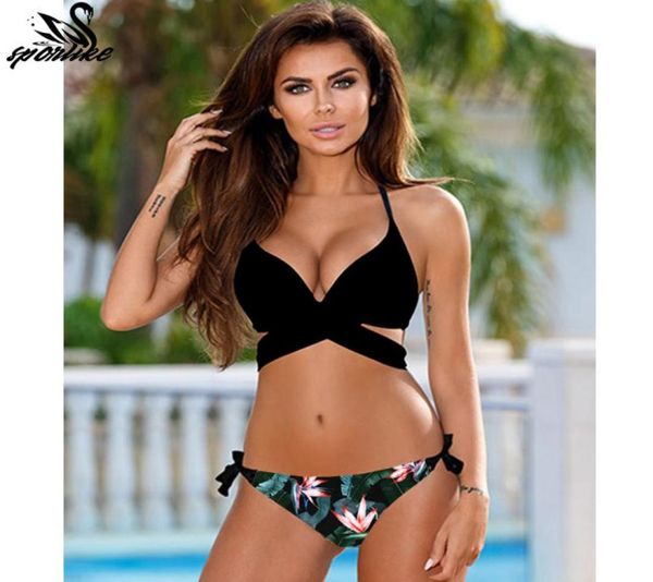 sporlike push up bikini 2017 cross stripe women swimwear swimsuit halter print maillot de bain biquini bathing suits xxl t19104134738
sporlike push up bikini 2017 cross stripe women swimwear swimsuit halter print maillot de bain biquini bathing suits xxl t19104134738