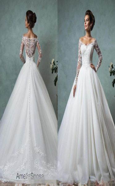 vintage lace ball gown wedding dresses long sleeves appliqued vneck off shoulder plus size bridal gowns8661397, White
vintage lace ball gown wedding dresses long sleeves appliqued vneck off shoulder plus size bridal gowns8661397, White