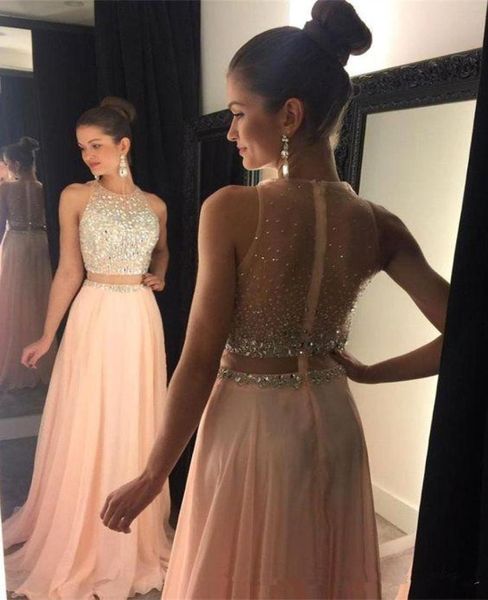 2017 new elegant fake two pieces chiffon long prom dresses sheer tulle beaded stones floor length formal party evening dresses8664430, Black
2017 new elegant fake two pieces chiffon long prom dresses sheer tulle beaded stones floor length formal party evening dresses8664430, Black