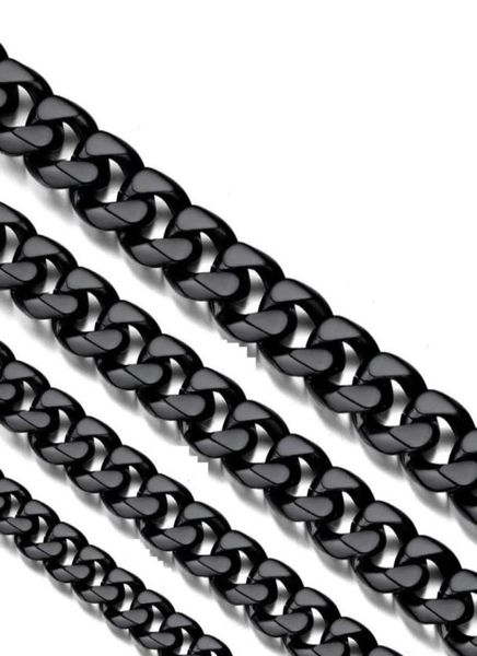 chains stainless steel miami cuban link necklaces black for men women basic punk jewelry choker 3mm 5mm 7mm 13mm3602823, Silver
chains stainless steel miami cuban link necklaces black for men women basic punk jewelry choker 3mm 5mm 7mm 13mm3602823, Silver