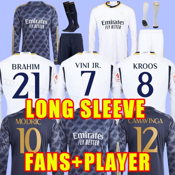long sleeve benzema soccer jerseys 23 24 football shirt vini jr camavinga tchouameni alaba modric kroos real madrids 2023 2024 home away thi, Black;yellow
long sleeve benzema soccer jerseys 23 24 football shirt vini jr camavinga tchouameni alaba modric kroos real madrids 2023 2024 home away thi, Black;yellow