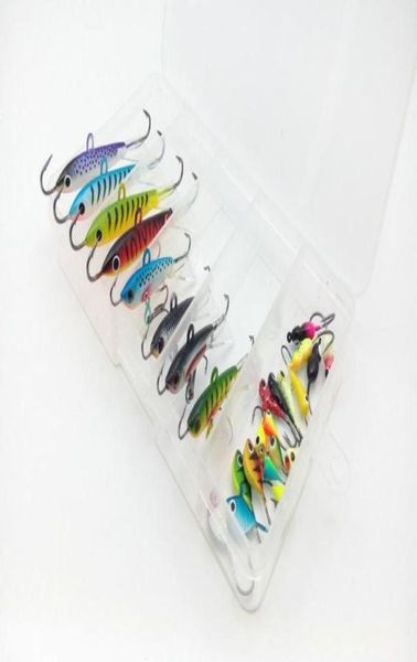 26 pcs lure kit with boxes fishing lure winter ice hard bait minnow pesca tackle isca artificial bait crankbait swimbait15582364657866
26 pcs lure kit with boxes fishing lure winter ice hard bait minnow pesca tackle isca artificial bait crankbait swimbait15582364657866
