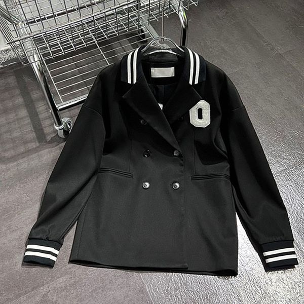 luxury women baseball blazer designer woman black coat long sleeve suit coats autumn spring contrast color sports suits blazers
luxury women baseball blazer designer woman black coat long sleeve suit coats autumn spring contrast color sports suits blazers