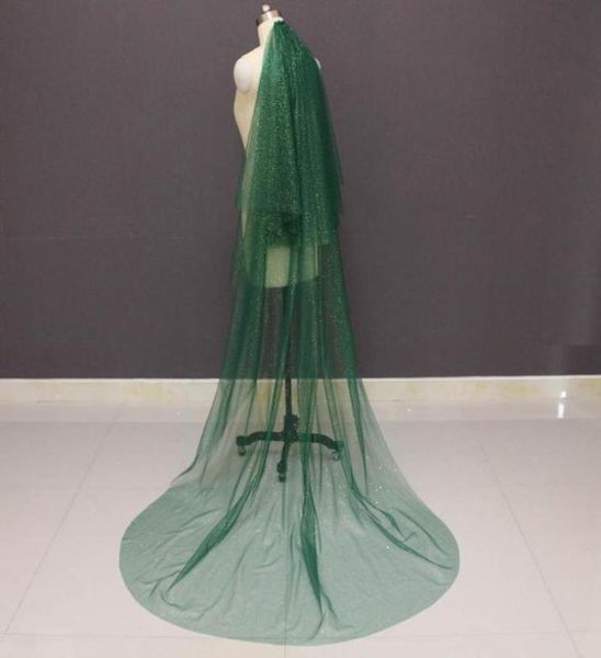 bridal veils sparkling green wedding veil with gold dust glitters 2t blusher accessories 2021 voile mariage3977180, Black
bridal veils sparkling green wedding veil with gold dust glitters 2t blusher accessories 2021 voile mariage3977180, Black