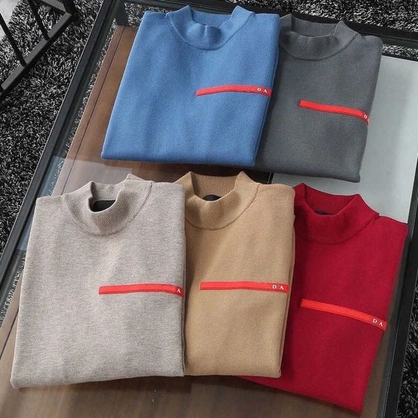autumn plus size mens sweater classic red stripe logo knitted sweater designer warm sweaters half high collar casual comfortable bottoming s, White;black
autumn plus size mens sweater classic red stripe logo knitted sweater designer warm sweaters half high collar casual comfortable bottoming s, White;black