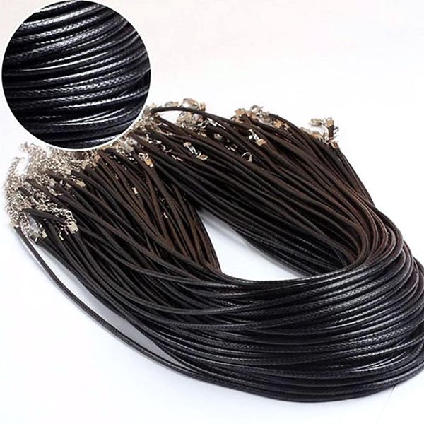 8 colors pendant chain wax ropes leather rope jewelry chains diy fashion accessories, Silver
8 colors pendant chain wax ropes leather rope jewelry chains diy fashion accessories, Silver