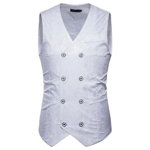 men039s vests white paisley double breasted dress suit vest men 2021 brand slim fit wedding grom prom waistcoat gilet costume x3468334, Black;white
men039s vests white paisley double breasted dress suit vest men 2021 brand slim fit wedding grom prom waistcoat gilet costume x3468334, Black;white