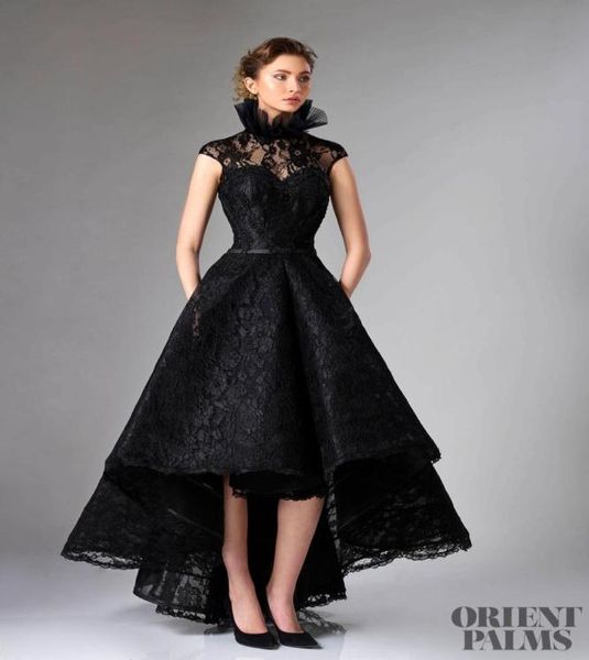 black prom dresses with lace high neck high low sleeveless illusion gorgeous evening dress with pocket cap sleeve formal gown1270162
black prom dresses with lace high neck high low sleeveless illusion gorgeous evening dress with pocket cap sleeve formal gown1270162