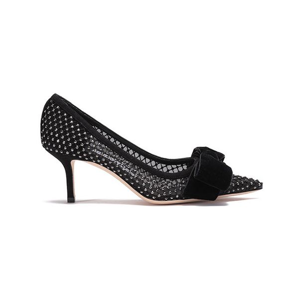 black pointy heels silk bow embellished star style fashion comfortable single shoe design platform designer factory shoebox
black pointy heels silk bow embellished star style fashion comfortable single shoe design platform designer factory shoebox