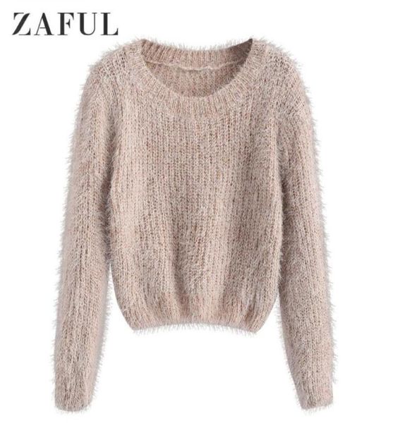 zaful pullover fuzzy heathered sweater fluffy faux fur short round neck elastic daily women sweater autumn winter pullovers 3502777, White;black
zaful pullover fuzzy heathered sweater fluffy faux fur short round neck elastic daily women sweater autumn winter pullovers 3502777, White;black