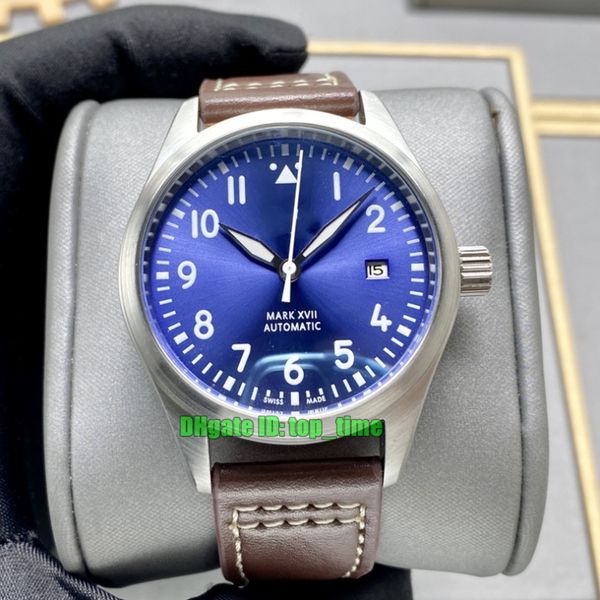21 styles luxury watches 327004 pilot mark xvii 40mm stainless steel automatic mechanical mens watch blue dial leather strap gents wristwatc, Slivery;brown
21 styles luxury watches 327004 pilot mark xvii 40mm stainless steel automatic mechanical mens watch blue dial leather strap gents wristwatc, Slivery;brown