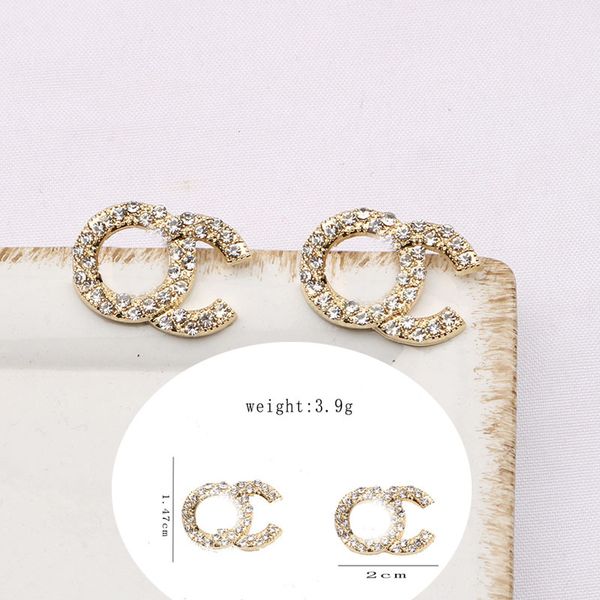 18k gold plated 925 silver luxury brand designers letters stud geometric famous women round crystal rhinestone pearl earring wedding party j, Golden;silver
18k gold plated 925 silver luxury brand designers letters stud geometric famous women round crystal rhinestone pearl earring wedding party j, Golden;silver
