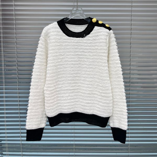 new women jacquard letter knitted sweater in autumn / winter knitting machine balmn jnlarged detail crew neck cotton oversized athleisure m4, Black
new women jacquard letter knitted sweater in autumn / winter knitting machine balmn jnlarged detail crew neck cotton oversized athleisure m4, Black