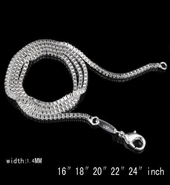 silver plated box chain necklaces 14mm 16 inch24 inch bright silver color fine chains 20pcslot8511790
silver plated box chain necklaces 14mm 16 inch24 inch bright silver color fine chains 20pcslot8511790