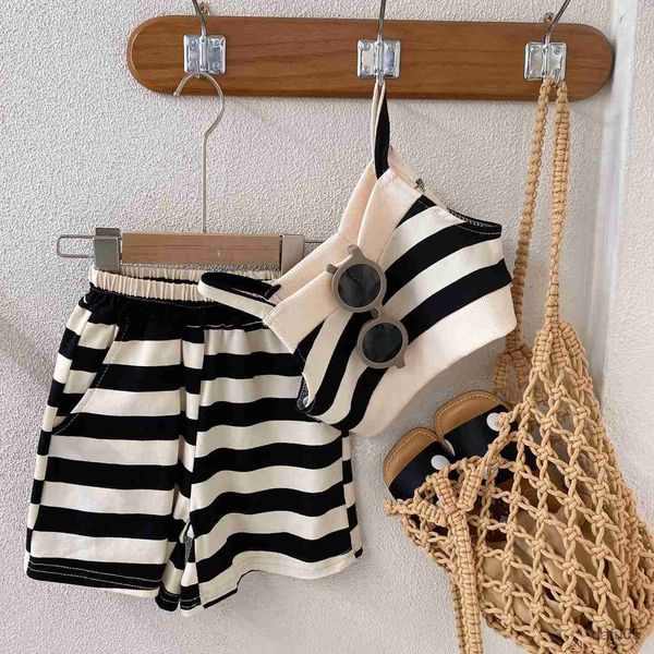clothing sets 2023 summer clothes sets for girls striped suspenders vest tees and shorts two-piece set style casual sports suit r230815, White
clothing sets 2023 summer clothes sets for girls striped suspenders vest tees and shorts two-piece set style casual sports suit r230815, White