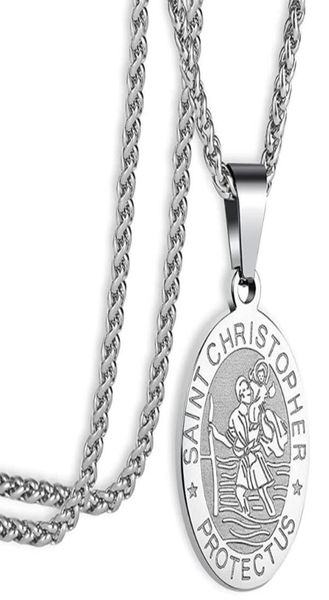 st saint michaelchriser pendant necklace medal for women men with stainless steel chain3299759, Silver
st saint michaelchriser pendant necklace medal for women men with stainless steel chain3299759, Silver