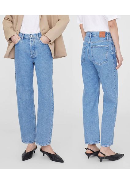 23aw anines bing mid waist straight pant new designer jeans stir fried color wash water stir fried snowflake straight barrel women denim pan, Blue
23aw anines bing mid waist straight pant new designer jeans stir fried color wash water stir fried snowflake straight barrel women denim pan, Blue