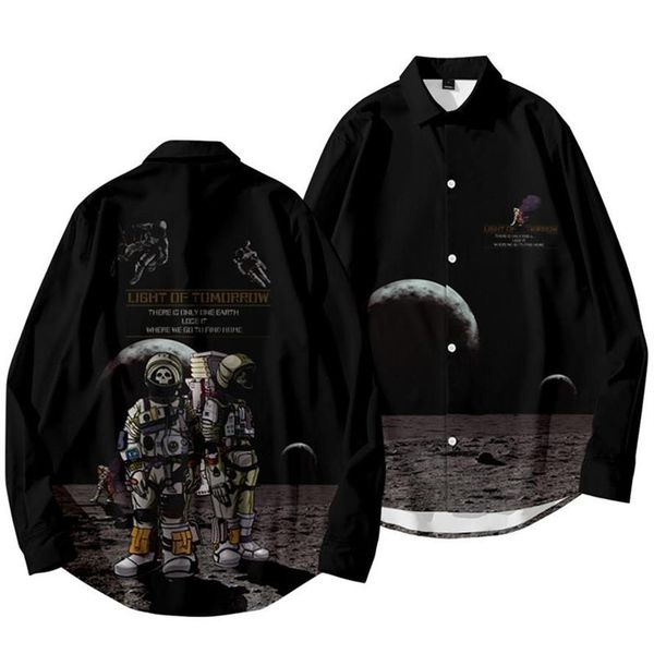 astronaut printed shirt men casual fit long sleeve streetwear stand collar button loose apparel comfort men's shirts274x, White;black
astronaut printed shirt men casual fit long sleeve streetwear stand collar button loose apparel comfort men's shirts274x, White;black