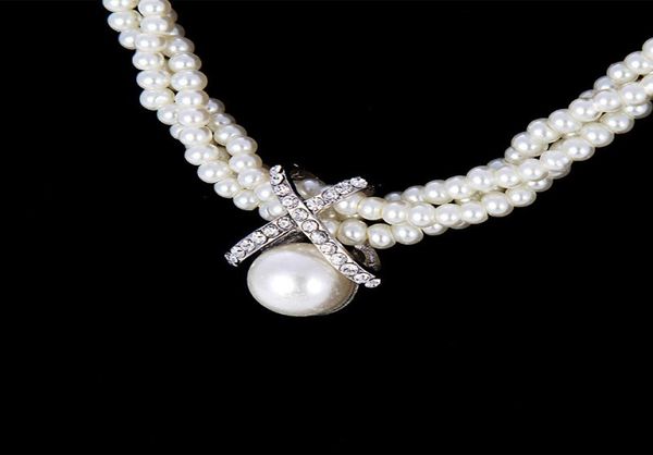 white pearl choker necklace classic three layers beads chain graceful necklaces colares femininos for elegant women8154329, Silver
white pearl choker necklace classic three layers beads chain graceful necklaces colares femininos for elegant women8154329, Silver