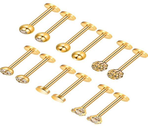 316l crystal rhinestone nose ring ear studs tongue nail labret stainless steel body piercing jewelry gifts 12pcslot4272609, Golden;silver
316l crystal rhinestone nose ring ear studs tongue nail labret stainless steel body piercing jewelry gifts 12pcslot4272609, Golden;silver