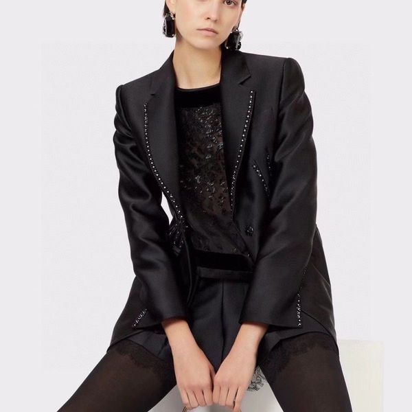 anniversary cocktail prom party designer runway suit set luxury designer woman jacket women's star style single button color block blaz, White;black
anniversary cocktail prom party designer runway suit set luxury designer woman jacket women's star style single button color block blaz, White;black