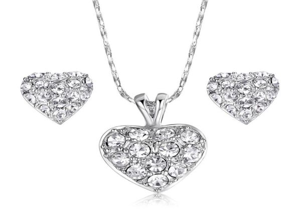 yoursfs 6 pcsset fashion jewelry 18k gold plated silver love heart earring necklace set woman anniversary gift6941702, Black
yoursfs 6 pcsset fashion jewelry 18k gold plated silver love heart earring necklace set woman anniversary gift6941702, Black
