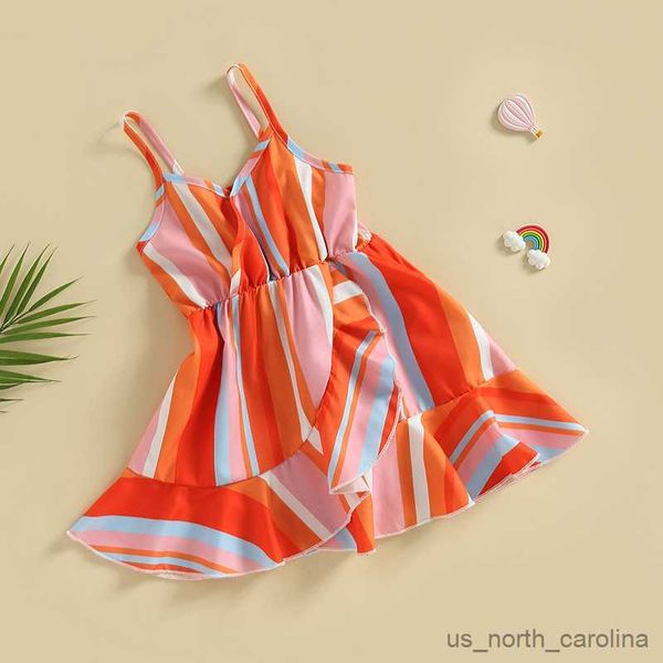 girl's dresses summer children wear girls sleeveless ruffled backless stripe dress casual baby dress baby girls beach dress r230815, Red;yellow
girl's dresses summer children wear girls sleeveless ruffled backless stripe dress casual baby dress baby girls beach dress r230815, Red;yellow