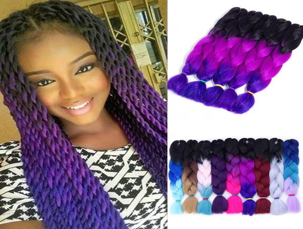 ombre three two mix colors kanekalon braiding hair synthetic jumbo braids hair extensions 24inch crochet braids hair bulk wholesal8533517, Black
ombre three two mix colors kanekalon braiding hair synthetic jumbo braids hair extensions 24inch crochet braids hair bulk wholesal8533517, Black